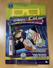 MAGNA COLOR JUNGLE ADVENTURE 8 STENCILS NEW