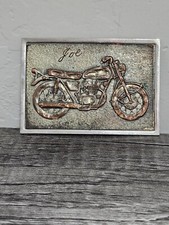 Vintage Amazing Motorcycle Belt Buckle Very Rare READ BL