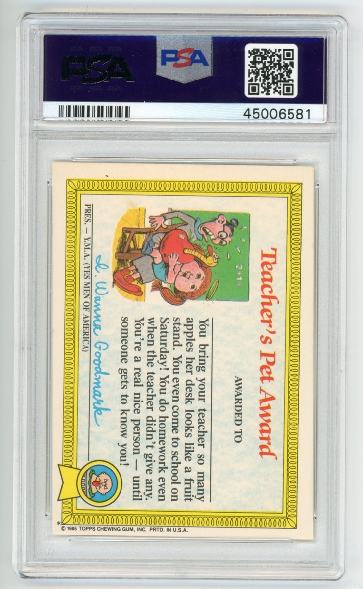 1985 Topps Garbage Pail Kids OS1 Series 1 OOZY SUZY 28a