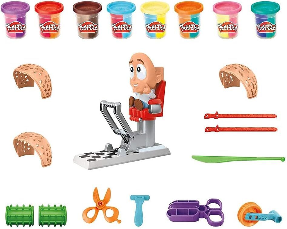Play-Doh Hasbro Fantastico Barbiere Playset con Pasta da Modellare e...