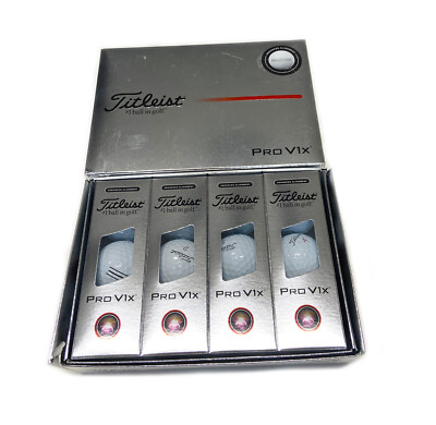 NEW 2025 Titleist Pro V1x Enhanced Alignment Golf Balls (2 Dozen)