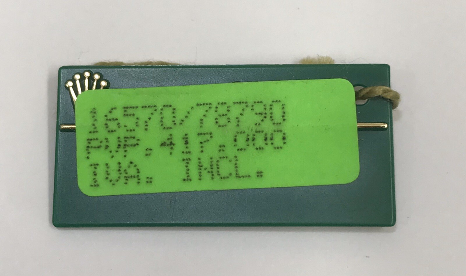 ROLEX Explorer II 16570 Stainless Steel with Original Green Hangtag 78790 OEM