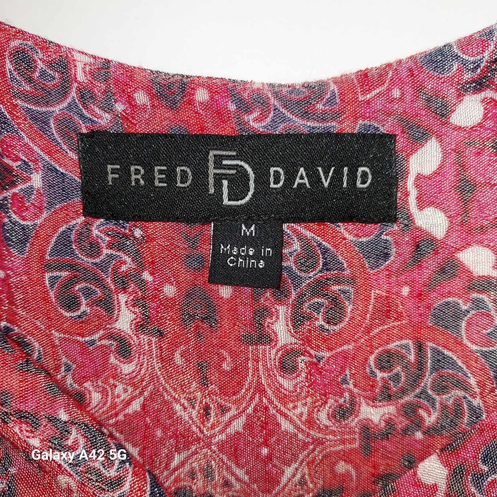 Fred David Blouse Medium - image 8