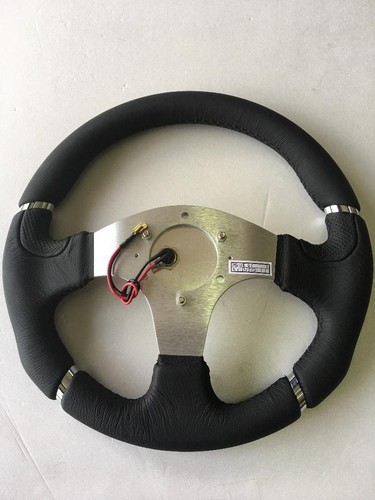 Car Racing Steering Wheel include horn button 320mm Black # 1 - Picture 4 of 5