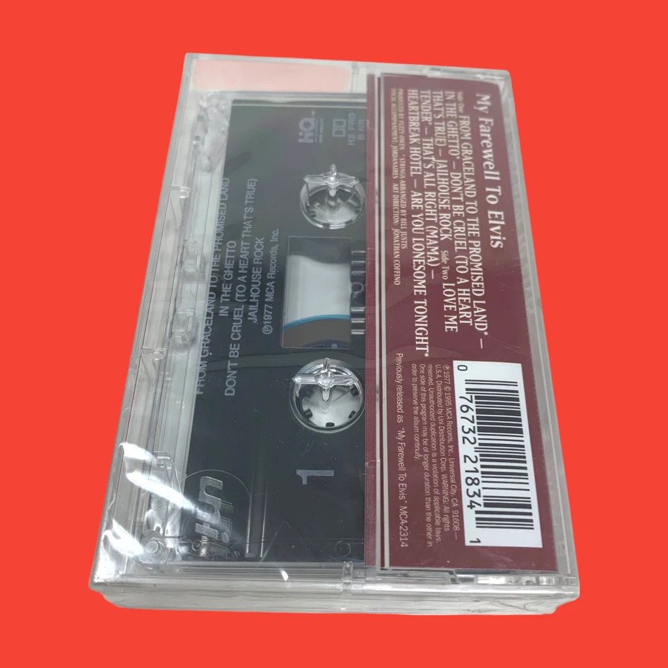 NEW Vintage Merle Haggard My Farewell to Elvis Audio Cassette Tape MCA Sealed - Image 2 of 3