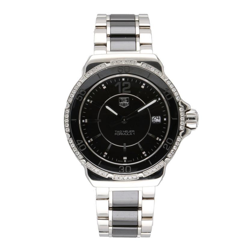 TAG HEUER Formula 1 Ladies Diamond Ceramic Bezel Wristwatch Ref WAH1212