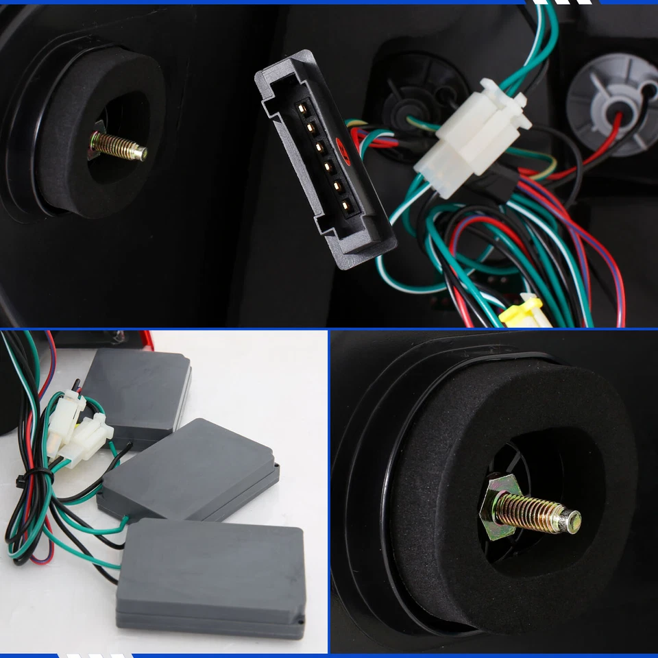 Par de luces traseras LED rojas transparentes para Mercedes Benz W164 ML350 ML550 2006-2009 Foto 4 de 4