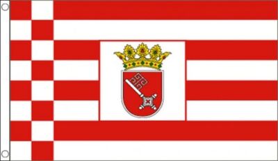 AZ FLAG Bandiera Da Tavolo Brema 15X10Cm - Piccola Bandierina