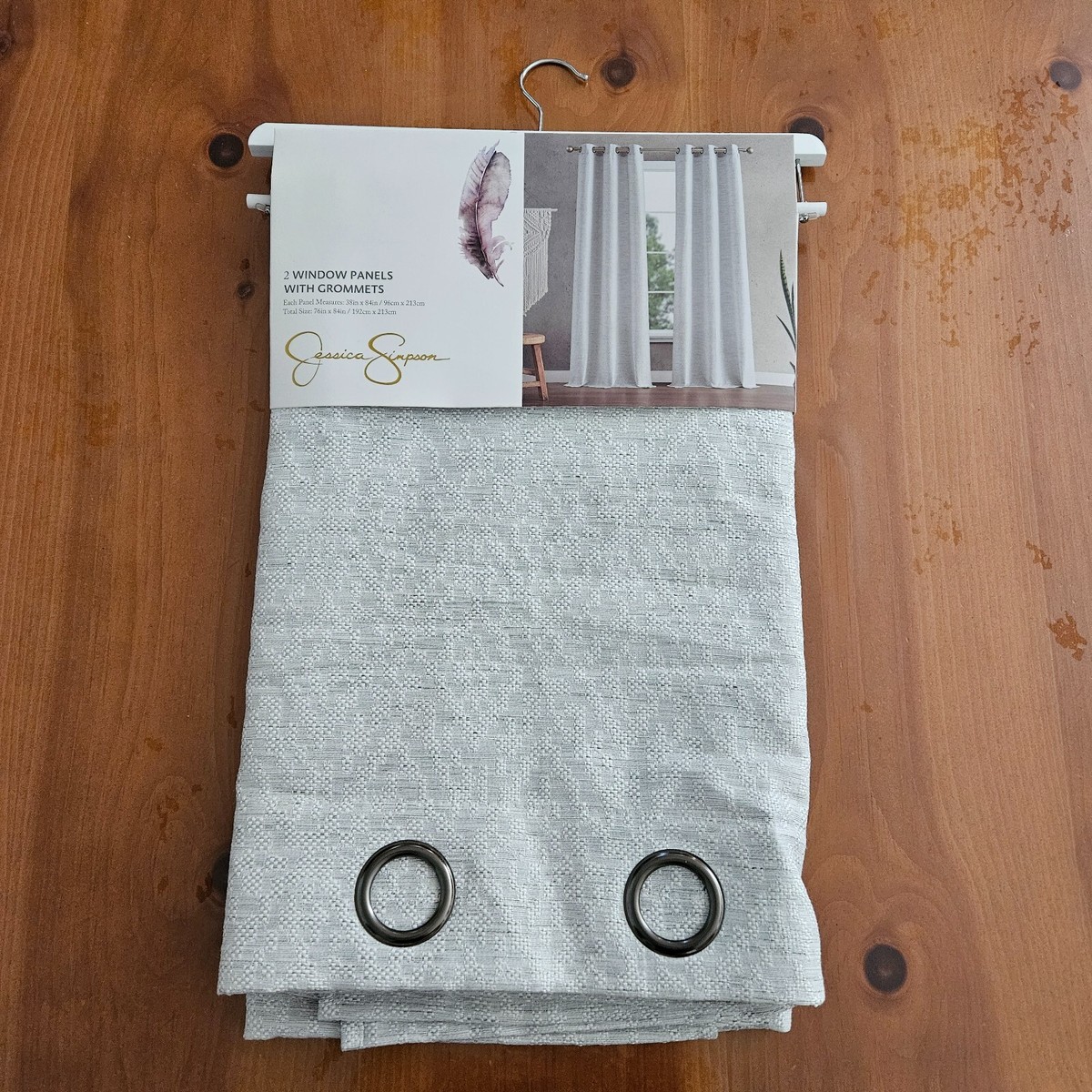 Jessica Simpson Curtains 2 Window Panels with Grommets 76