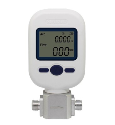 Gas Flow Meter Digital Gas Mass Air Nitrogen Oxygen Flow Rate Meter 0-100L/Min