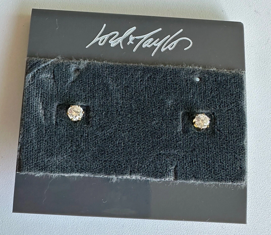Lord and taylor diamond earrings deals