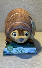 Disney RAYA The Last Dragon Fold'n Roll Tuk Tuk Plush 2 in 1 Sisu Brand New