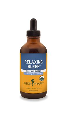 Herb Pharm Relaxing Sleep Herbal Formula with Valerian 4 Ounce Liquid Extract