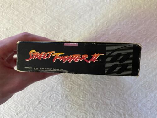 Street Fighter II SNES - NTSC-U/C USA OTTIME CONDIZIONI CIB - imballaggio alta qualità - tracciato - Foto 5 di 21