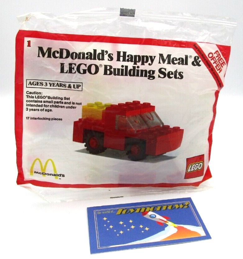 LEGO Building Set #1 - McDonalds Happy Meal Toy 1984
