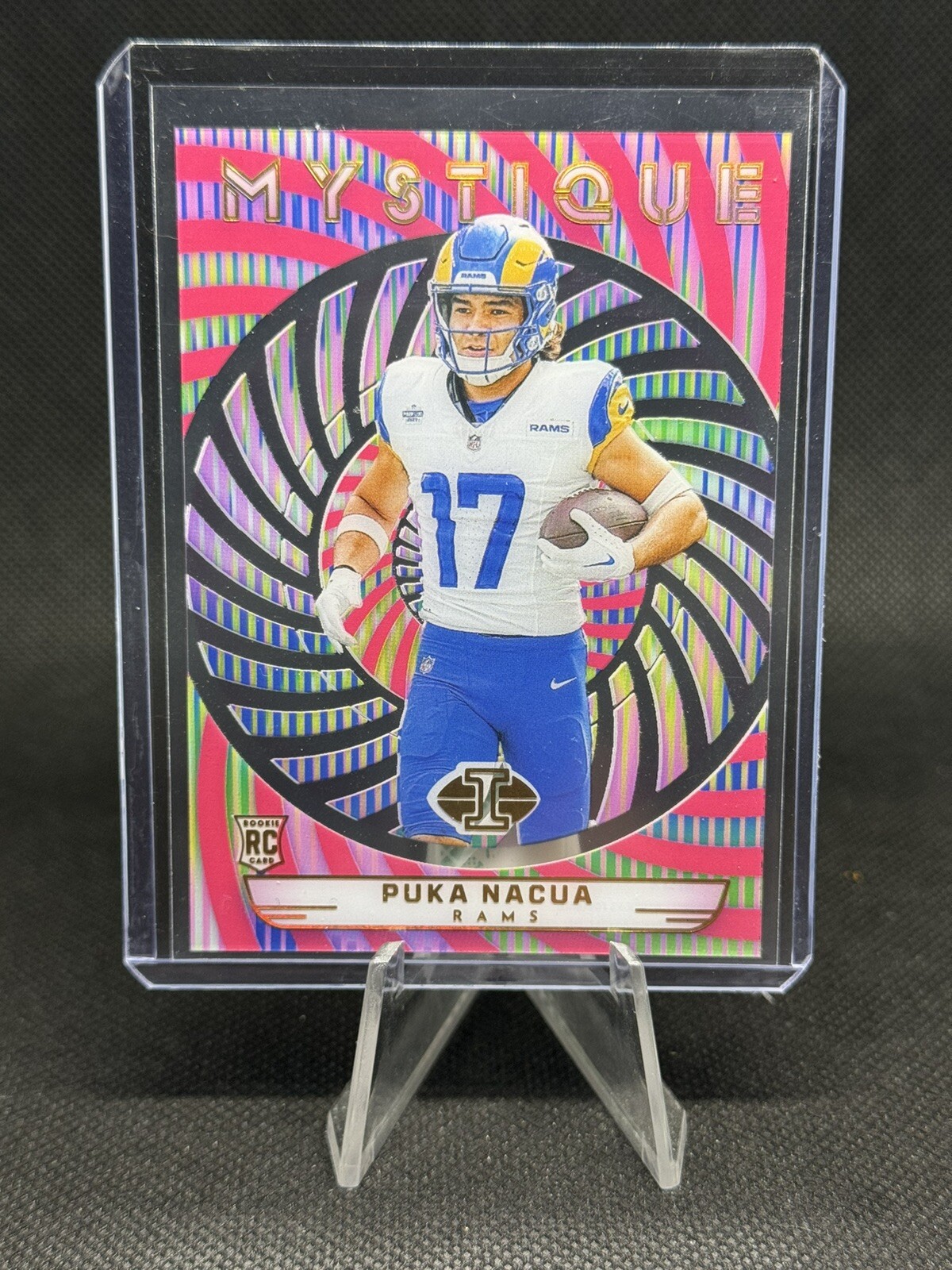 2023 Panini Illusions - Puka Nacua - RC Mystique Pink /399 Los Angeles Rams #27