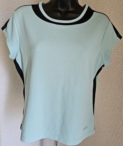 Avia Womens Shirt Top Blouse Size L Blue Striped