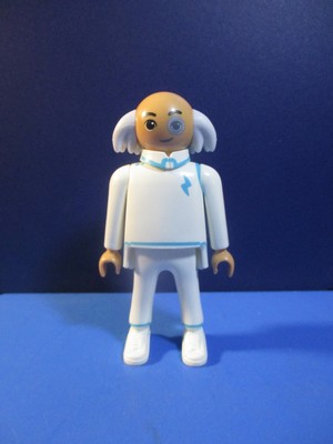 Figurine Playmobil Doc Emmet Brown (Retour Vers Le Futur) - Référence 70574 - Occasion - Thèmes Militaire Et Pirates