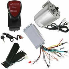 48V 1800W Brushless Motor Controller Pedal Kit Electric Bicycle Go Kart ATV Quad