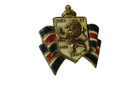 VTG WWII British War Relief Dieu et Mon Droit Society w/ Lion Crest Pin/ Brooch — photo 2