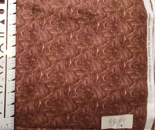 EE Schenck Cara Collection Copper Leaves Cotton Fabric By the Yard - product listing photo