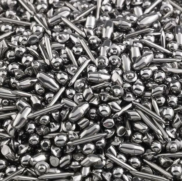 STAINLESS STEEL TUMBLING MEDIA SHOT JEWELERS MIX POLISHING BURNISHING TUMBLER