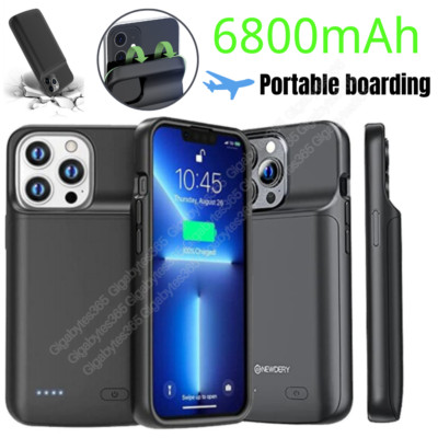 For iPhone 12 13 14 11 XR 7 8 External Battery Charger Charging Case Power Bank