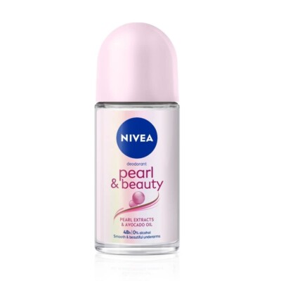 NIVEA Pearl And Beauty Deo Roll On With Pearl Extracts And Avocado Oil-50 ml
