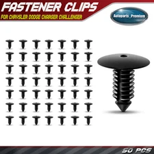 50Pcs 8.5mm Door Trim Panel Retainer Clips Fasteners for Chrysler Dodge Charger