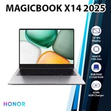 Honor MagicBook X14 2025 SSD Intel i5-13420H Windows PC Laptop (8GB+512GB/NEW)