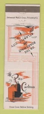 Matchbook Cover - The Ritz Carlton Hotel Atlantic City NJ WEAR