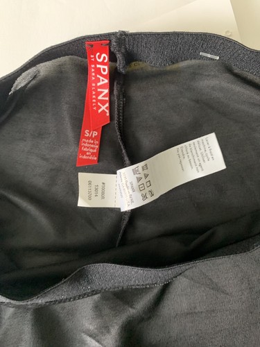 SPANX High Waisted Mid Thigh Short Black 10080R NWT $52 - Picture 4 of 6