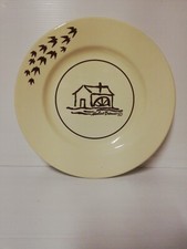 Mulino bianco piatto 85 giallo rondini collezione cocci vintage Barilla 