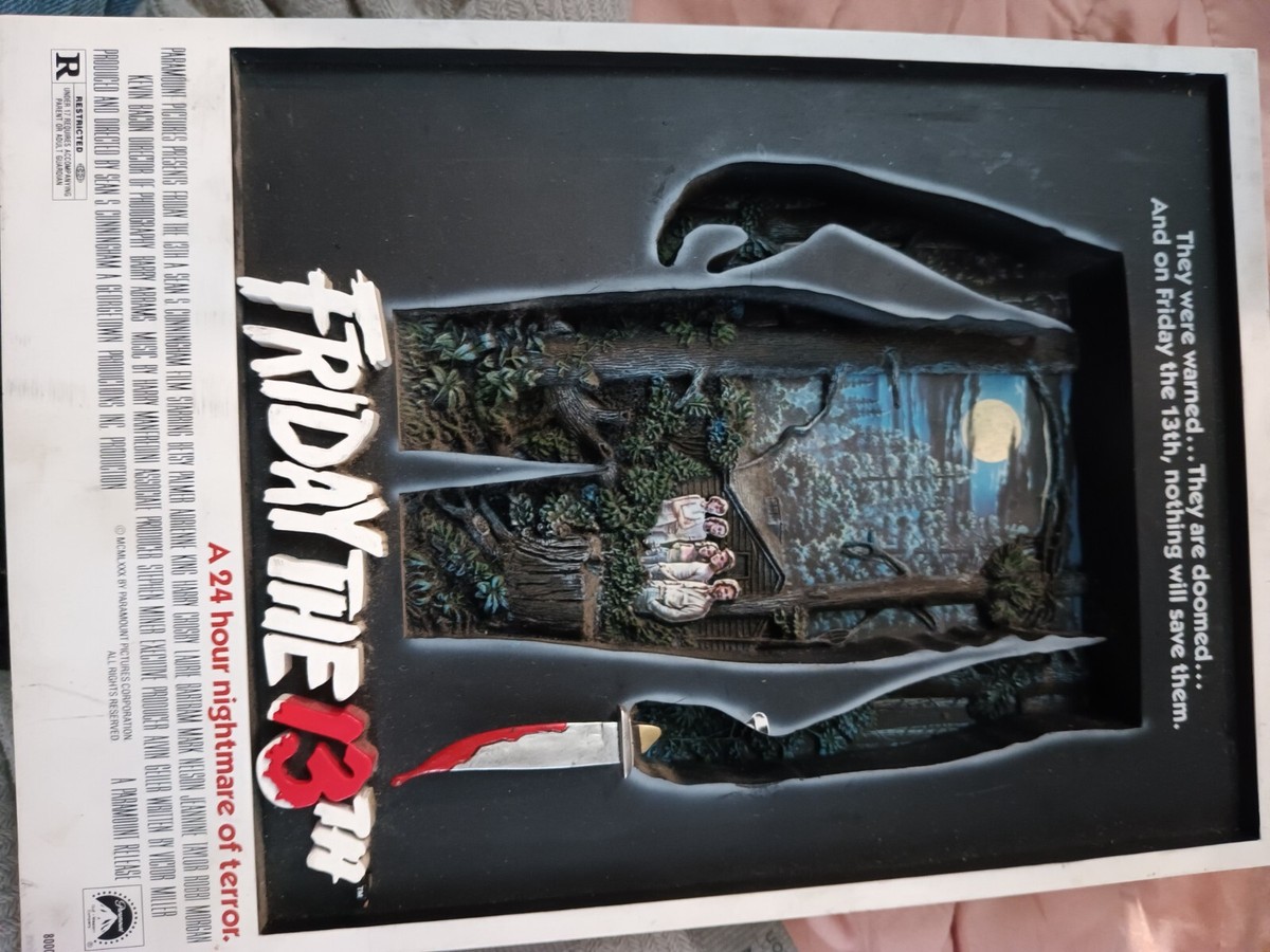 2006年McFarlane 13日の金曜日 3D Movie Poster FRIDAY THE 13TH 3-D MOVIE POSTER” 2006 McFARLANE TOYS
