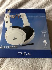 4Gamers Stereo Gaming Headset PS4/PS Vita - White
