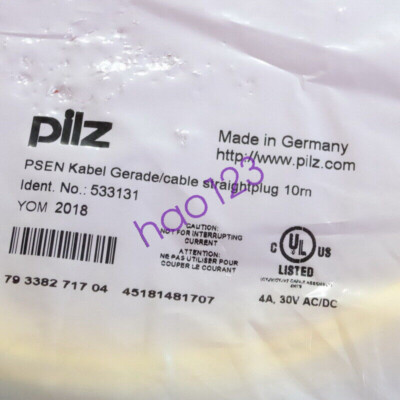 1PCS NEW PILZ PSEN Cable 10M 533131 Switch Connecting Wire DHL/FedEx | eBay