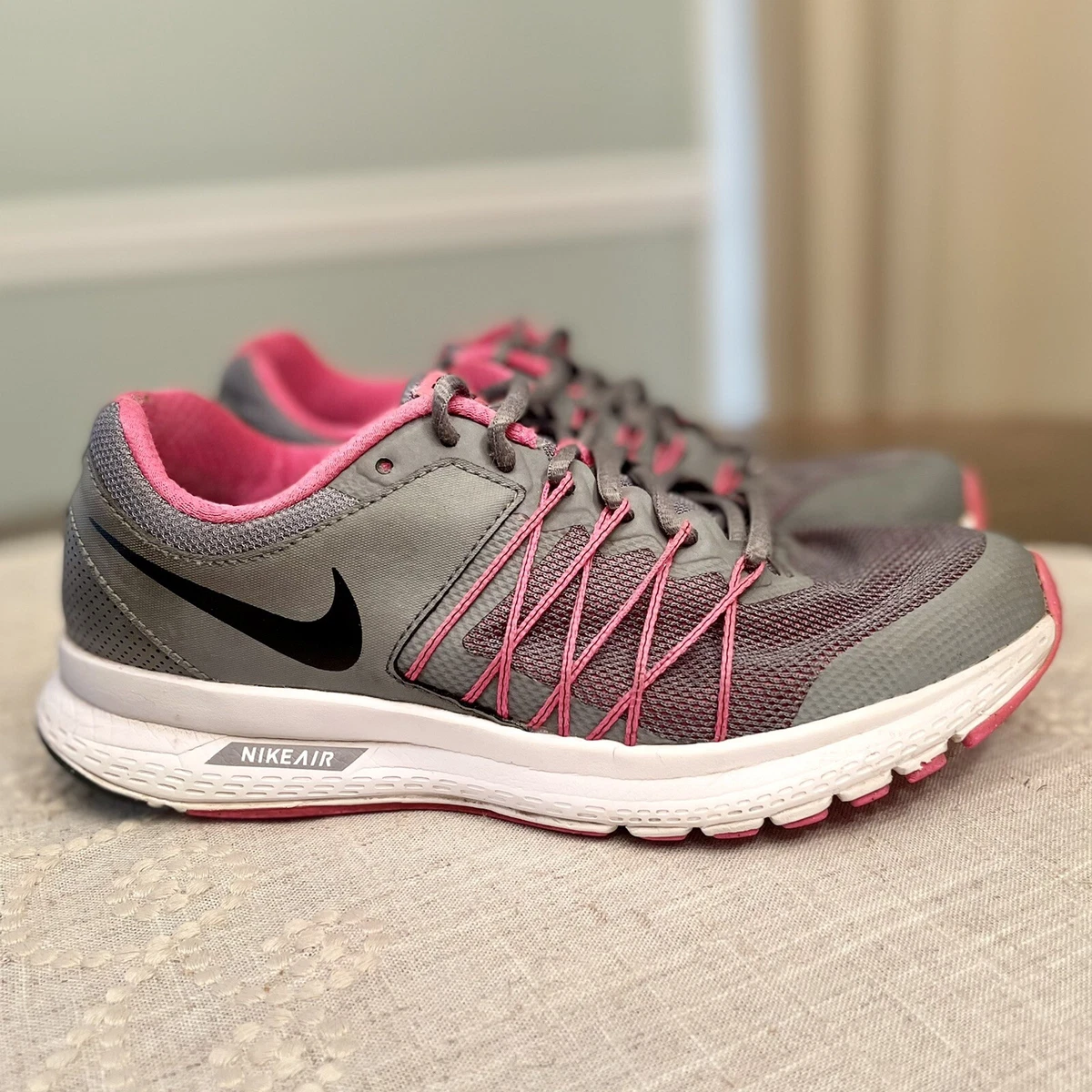 Nike Air Relentless 843882-002 Running Shoes Women's Size 7.5 Gray Pink EUC | eBay