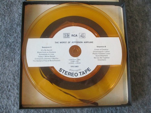 SET-6 REEL WHO CHICAGO STEPPENWOLF JEFFERSON AIRPLANE ++1 BOX ONLY 4 TRACK 1970s - Picture 12 of 24