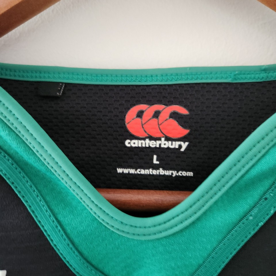 Ireland Rugby World Cup 2015 Canterbury Rugby Alternate Jersey Shirt L