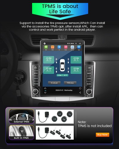 Android 13 Autoradio GPS SAT Nav Stereo DAB Carplay 9.7" per Mercedes Smart 14-20 - Foto 10 di 12