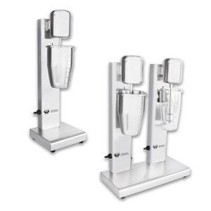 VidaXL Milkshake-Mixer 1 Liter – Edelstahl, 80 W, 2 Geschwindigkeiten & 2 Messertypen