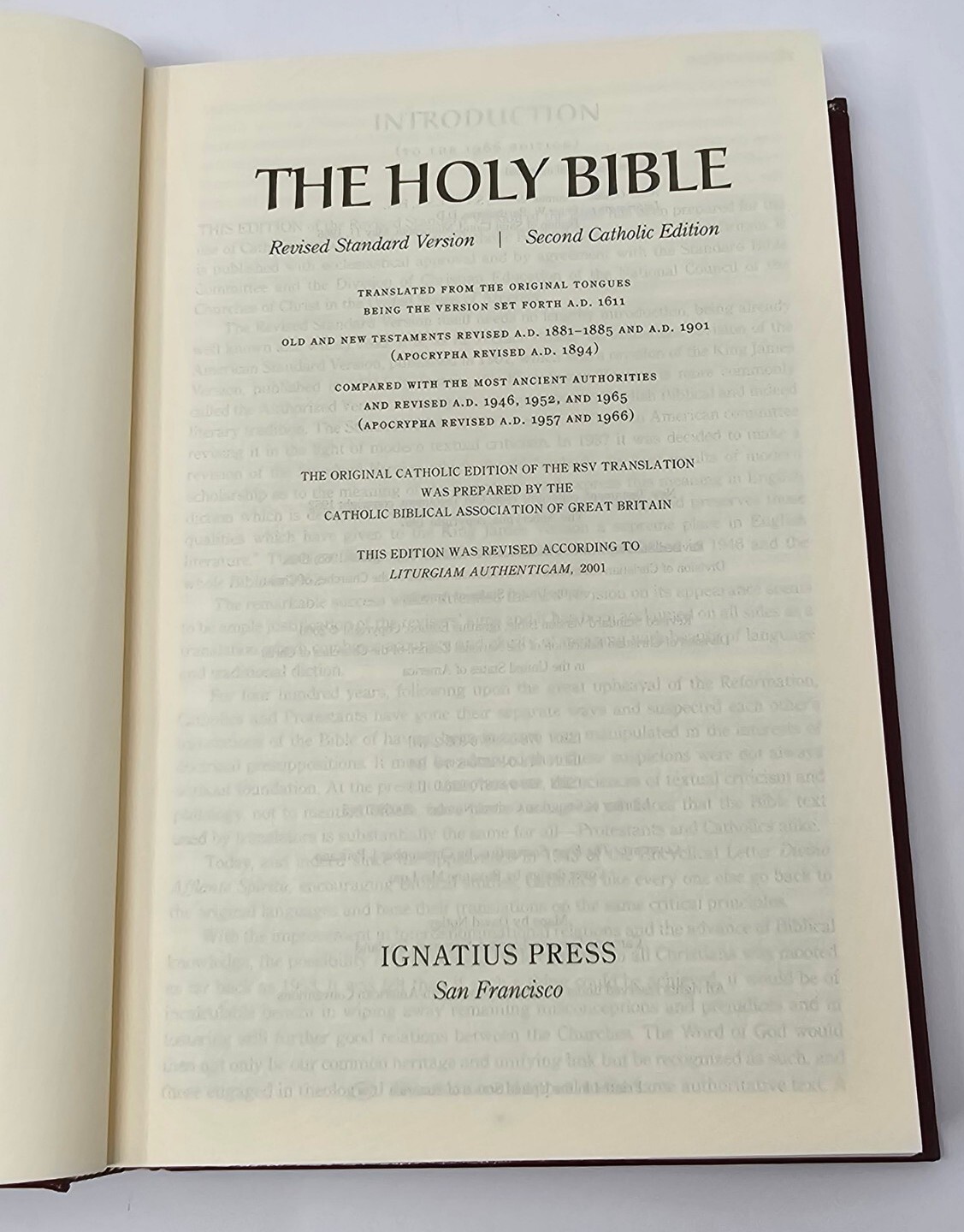 Catholic BibleRSV Second edition by Ignatius Press Staff (English) eBay