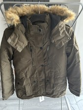 Wantdo Women's Winter Faux Fur Hood Coat Warm Outdoor Windproof Jacket M Boxed