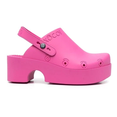 Zapatillas de plataforma Xocoi para mujer, sandalias italianas verde menta 39 - Imagen 1 de 4
