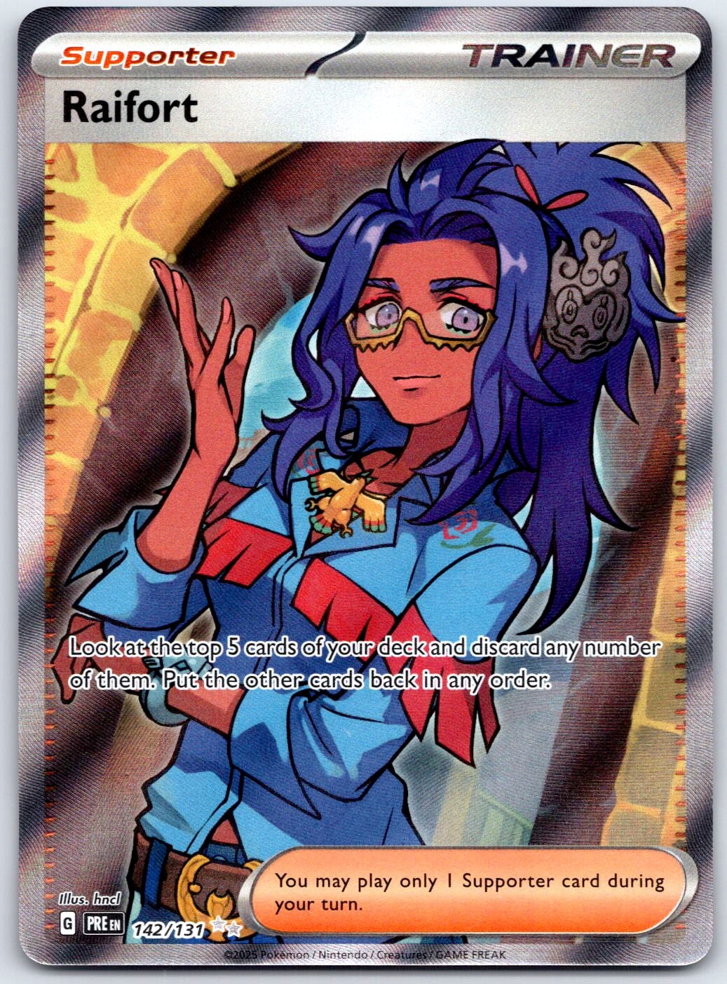 Raifort Holo Ultra Rare SV: Prismatic Evolutions 142/131 NM