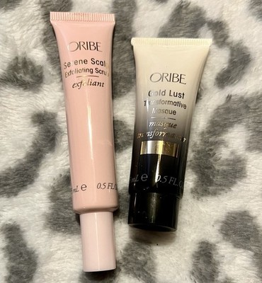 ORIBE HairCare Duo- Serene Scalp Exfoliating Scrub/Gold Lust Transformative Mask