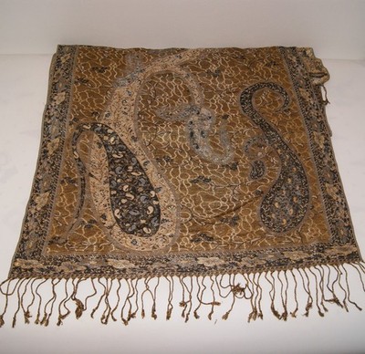 Großer gemusterter Schal Damen - 180 cm x 75 cm