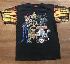 VINTAGE 1996 Yu-Gi-Oh It s Time To Duel Retro Graphic Tshirt Youth XL/Men Med