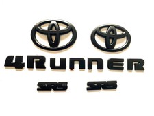 New For 2010 - 2024 Toyota 4runner Sr5 Matte Blackout Emblem Overlay Kit Oem Sr5 New For 2010 - 2024 Toyota 4runner Sr5 Matte Blackout Emblem Overlay Kit Oem Sr5