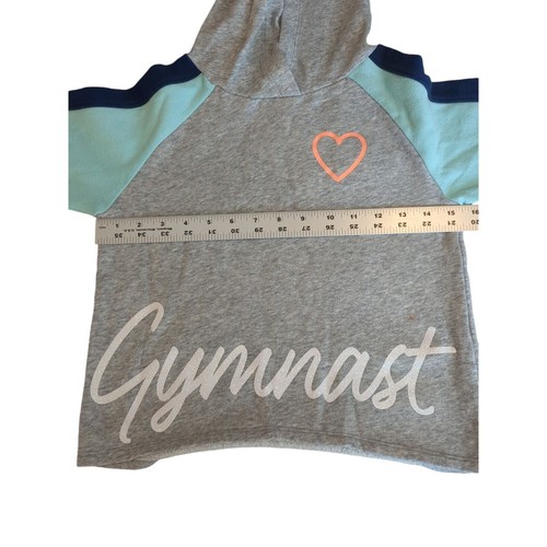 Girls Justice Active Gymnastics Hoodie Metallic Leggings Size 8 - Picture 6 of 9